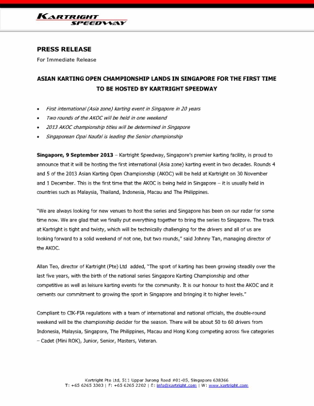 Press Release, Asian Karting Open Championship lands in Singapore for the first time_1 (618x800)