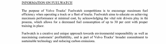 [Press Release] Drivers equipped to optimize fuel-efficiency at Volvo Trucks Singapore Fuelwatch Competition 2014_3 (566x800)